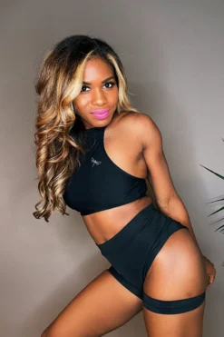 REV ACTIV Bomb Garter Shorts - Black -Radi Style Shop IMG 8058