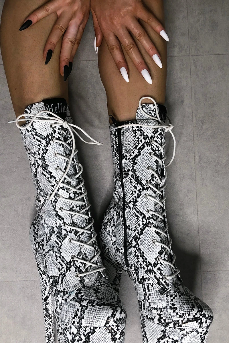 Hella Heels Mamba Boots - 7inch 1 Hella Heels Mamba Boots - 7inch
