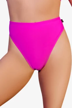 Cleo The Hurricane High Rider Hot Pants - Hot Pink