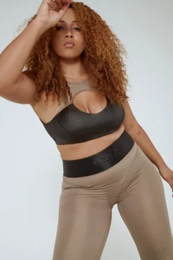 CXIX Snatched Leggings - Mink -Radi Style Shop I Slay Top Mink Leggings Active wear Poledance dance Aerialist 2