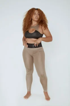 CXIX Snatched Leggings - Mink -Radi Style Shop I Slay Top Mink Leggings Active wear Poledance dance Aerialist 4