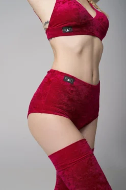 RAD Eve Shorts - Velvet Red -Radi Style Shop KO42171e small