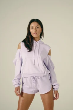 CXIX Droptop Zip Hoodie - Lilac 10 CXIX Droptop Zip Hoodie - Lilac -Radi Style Shop Lilac Zip Jumper Baddies Loungewear Creatures of XIX 2 1