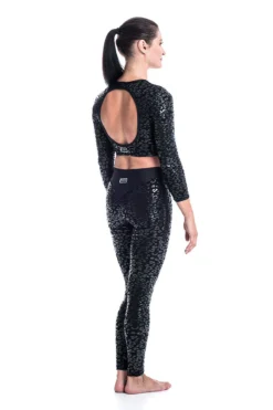 Paradise Chick Superhero Series Ultra Grip Crop Top - Black Leopard -Radi Style Shop MG 1771 copy