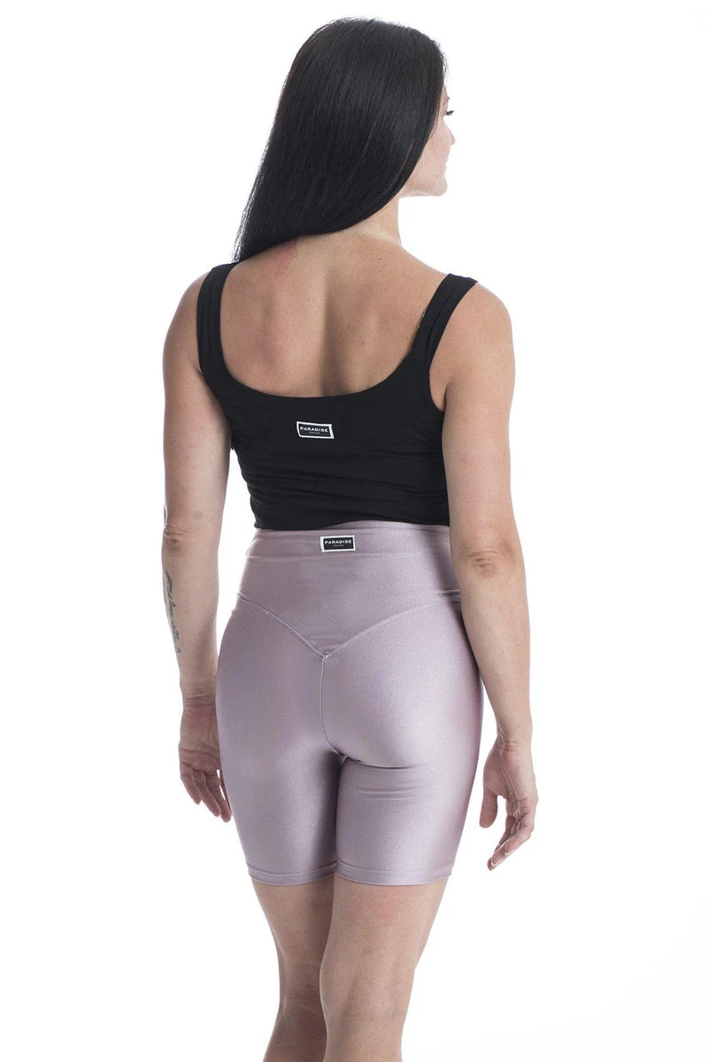 Paradise Chick Biker Shorts - Lilac 2 Paradise Chick Biker Shorts - Lilac - Image 2