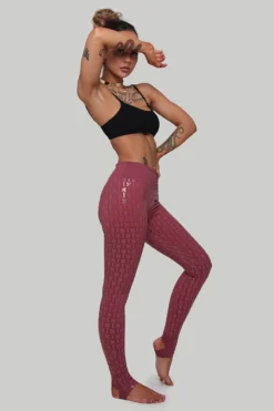 CXIX Gecko Grip Leggings - Mauve 9 CXIX Gecko Grip Leggings - Mauve -Radi Style Shop MauveGeckoGrip5