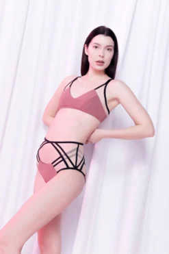 MilaKrasna Silvia Bottoms - Dark Rose -Radi Style Shop MilaKrasna poledance silvia top darkrose side lookbook