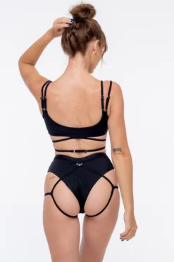 Nona Perkasa Moonflower Bottoms - Black -Radi Style Shop MoonflowerBlack04