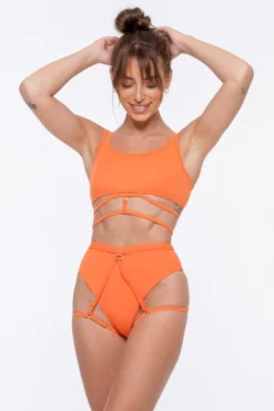 Nona Perkasa Moonflower Bottoms - Salmon -Radi Style Shop MoonflowerSalmon04