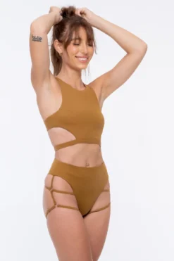 Nona Perkasa Night Jasmine Bottoms - Brass -Radi Style Shop NightJasBrass04 1