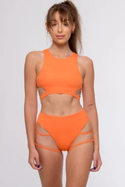 Nona Perkasa Night Jasmine Bottoms - Salmon -Radi Style Shop NightJasmineSalmon01