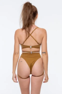 Nona Perkasa Night Lily Body Garter - Brass/Sand -Radi Style Shop NightLilyBGBrassNude01