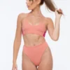 Nona Perkasa Night Lily Bottoms - Coral Pink/Fuschia