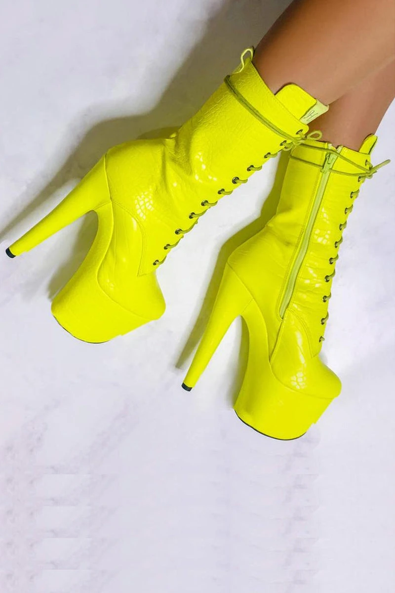 Hella Heels OH SNAP Boots - 7inch 2 Hella Heels OH SNAP Boots - 7inch - Image 2