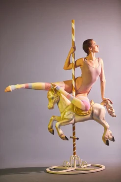 Rolling Thigh High Leg Warmers With Stirrups - Pony Striped (2 Sizes) -Radi Style Shop Ponei57