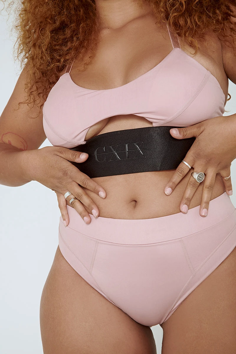 CXIX Riding Solo High Waist Bottoms - Pink 5 CXIX Riding Solo High Waist Bottoms - Pink - Image 5