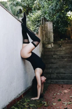 Rolling Over The Knee Transparent Banded Socks - Black (3 Sizes Available) -Radi Style Shop Rolling 101