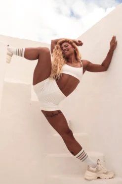 Rolling KI Top - Ribbed Off-White -Radi Style Shop RollingGABI 1142