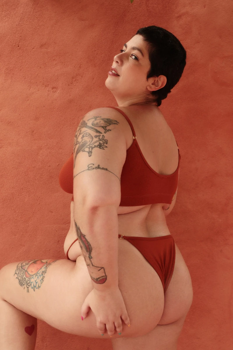 Rolling KI Top - Ribbed Clay 5 Rolling KI Top - Ribbed Clay - Image 5