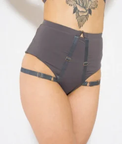 Tatiana Activewear Tokio Shorts - Charcoal 21 Tatiana Activewear Tokio Shorts - Charcoal -Radi Style Shop SHORTS COVER PHOTO 1