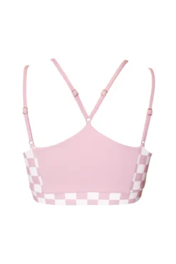Hamade Activewear Heart Cut Out Top - Checkered Light Pink 15 Hamade Activewear Heart Cut Out Top - Checkered Light Pink -Radi Style Shop SS23 06