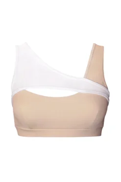 Hamade Activewear Asymmetric Top - Beige 16 Hamade Activewear Asymmetric Top - Beige -Radi Style Shop SS23 11