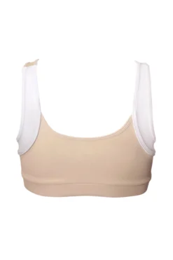 Hamade Activewear Asymmetric Top - Beige 17 Hamade Activewear Asymmetric Top - Beige -Radi Style Shop SS23 12
