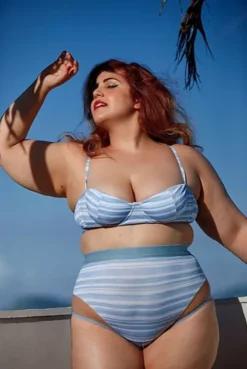 Rolling Alpha High Waisted Hot Pants - Wave