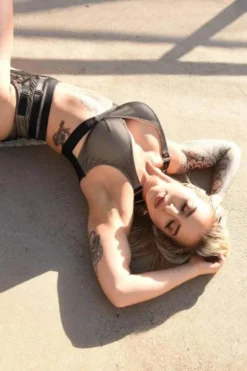 Tatiana Activewear Yuki Top - Black Mesh -Radi Style Shop Strappy Pole Competition Oufit by Tatiana Active 6dfdfed1 78b9 408e 8715 ae52dc5d6692 1