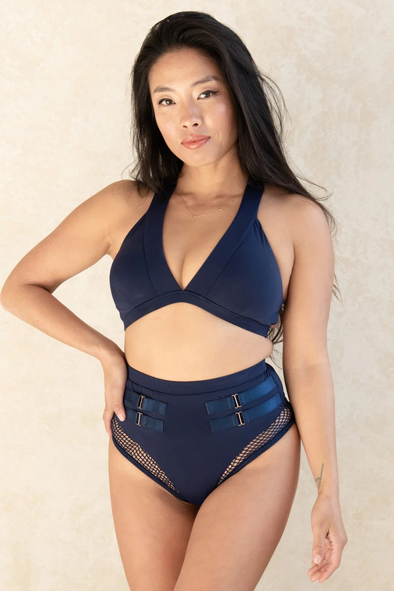 Tatiana Activewear Isla Top - Navy 1 Tatiana Activewear Isla Top - Navy