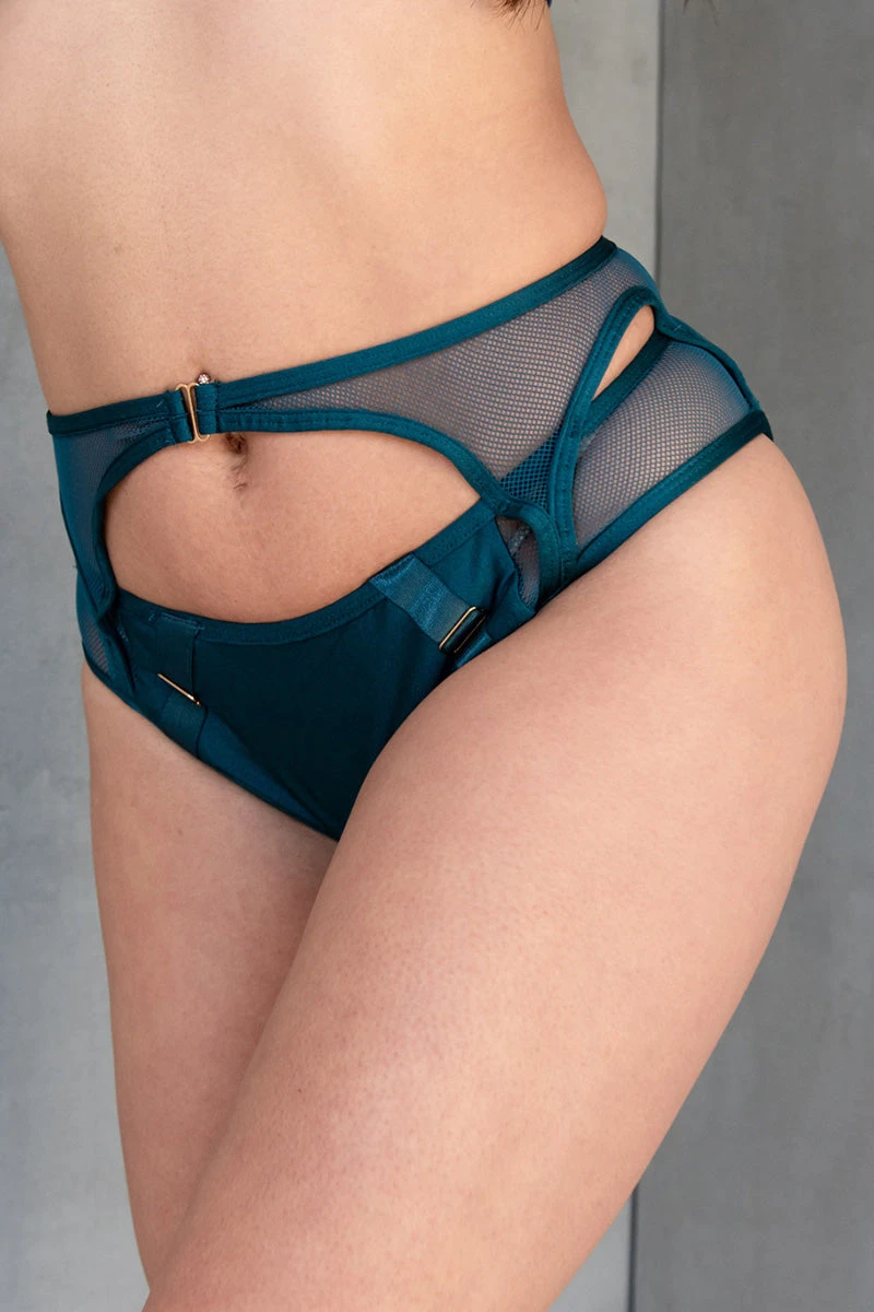 Tatiana Activewear Kaizen Shorts - Teal 4 Tatiana Activewear Kaizen Shorts - Teal - Image 4