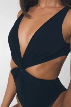 Shark Polewear Twist Bodysuit - Black -Radi Style Shop Twistblack4 1