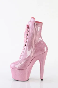 Pleaser USA Adore-1020GP 7inch Pleaser Boots - Baby Pink Glitter -Radi Style Shop adore 1020gp bpg m13 1