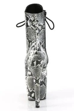 Pleaser USA Adore-1020SPWR 7inch Pleaser Boots - Black Snake -Radi Style Shop adore 1020sp bsp m09