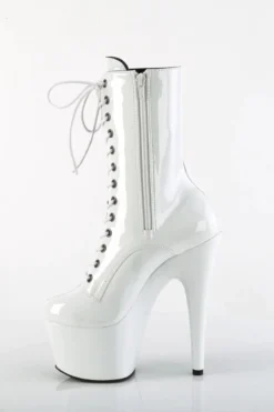 Pleaser USA Adore-1040TT 7inch Pleaser Boots - Patent Black/White -Radi Style Shop adore 1040tt b w m05 1397b8b8 9f3f 47d1 bfa7 4989ba70eed6