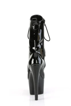 Pleaser USA Adore-1040WR 7inch Pleaser Boots - Holographic Black -Radi Style Shop adore 1040wr hg bhg m09