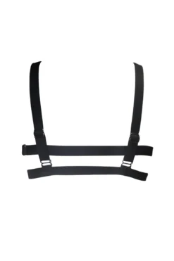 Hamade Activewear Hollow Back Top - White/Black -Radi Style Shop b