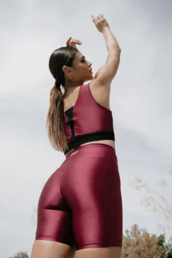 Paradise Chick Biker Shorts - Cherry -Radi Style Shop cherrybiker6