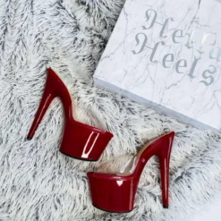 Hella Heels Classic Gloss 7inch Stilettos - Chilli -Radi Style Shop chilli lyla sienna 6 7 13