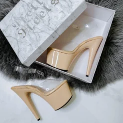 Hella Heels Classic Gloss 7inch Stilettos - Ashton -Radi Style Shop chilli lyla sienna 6 7 29