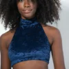 RAD Eve Top - Velvet Navy Blue