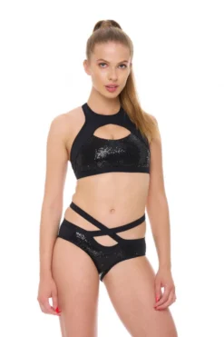 Bandurska Cosmic Top - Black Sequin -Radi Style Shop cosmic set3