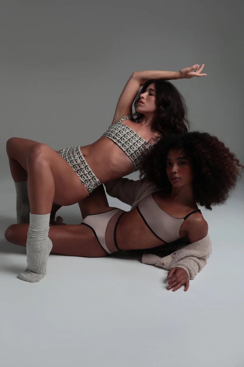 Rolling Cinque Tweed Top - Tweed 4 Rolling Cinque Tweed Top - Tweed - Image 4