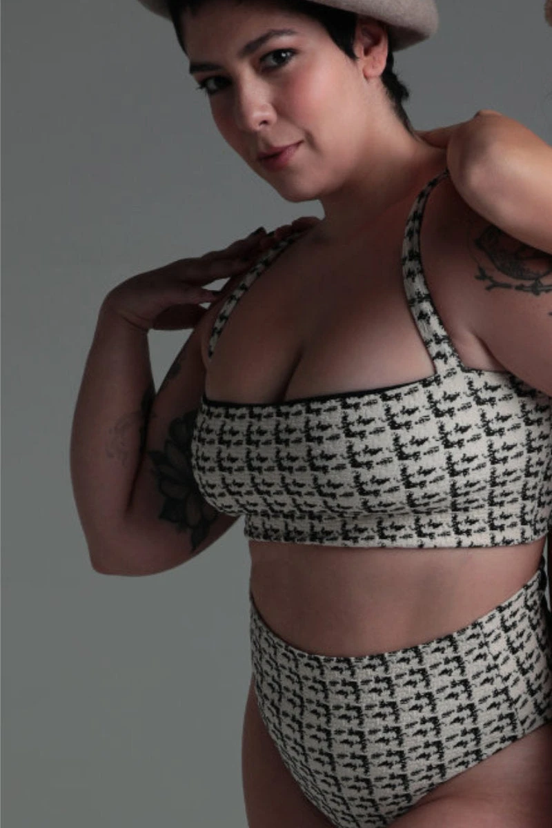 Rolling Cinque Tweed Top - Tweed 3 Rolling Cinque Tweed Top - Tweed - Image 3