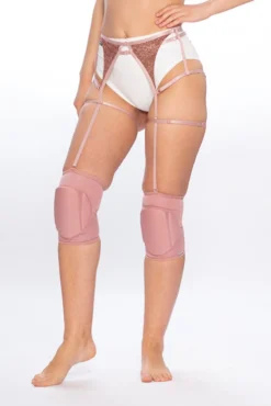 Queen Garter Belt - Rose Shine -Radi Style Shop dustyrose7