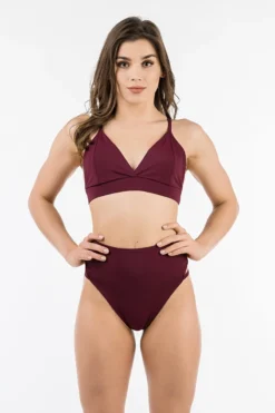 REV ACTIV Nasty Shorts - Burgundy -Radi Style Shop eliza revactiv fb malowanieswiatlem 011