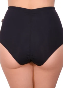 Cleo The Hurricane Essential High Waisted Shorts - Black -Radi Style Shop ess hw blk3 1
