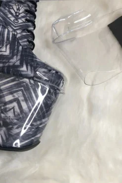 Hella Heels Classique Shoe Protector - Clear (Black Back) 6 Hella Heels Classique Shoe Protector - Clear (Black Back) -Radi Style Shop exotiqueShoeProtector Clear1 1