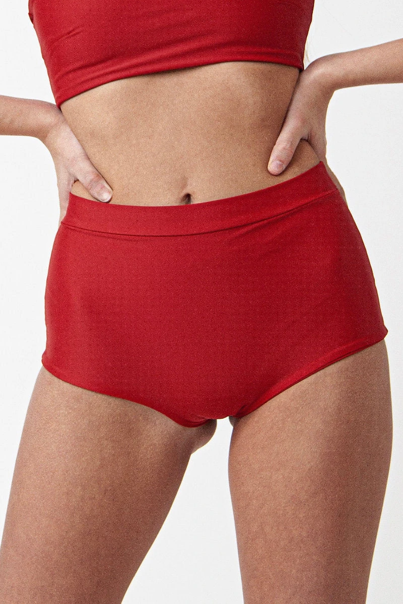 FANNA Basic Shorts - Red 1 FANNA Basic Shorts - Red
