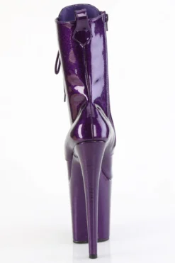 Pleaser USA Flamingo-1040GP 8inch Pleaser Boots - Purple Glitter -Radi Style Shop flamingo 1040gp ppg m09 7272bd98 da47 4898 b393 0e3f41febb61
